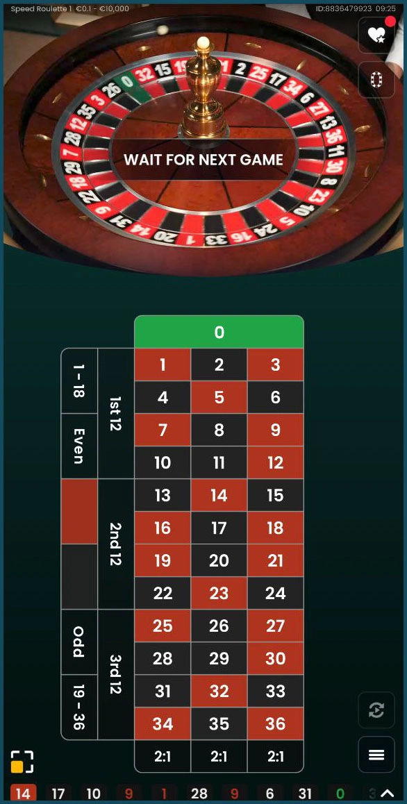 speed roulette v8